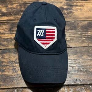 Marucci Navy Baseball Cap with Embroidered Logo